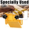 2Pcs Woodworking Featherboard Set Yellow Highly Recognizable Aids for Improved