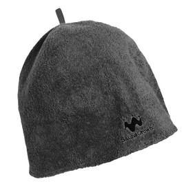 SaunaCrown Sauna Hat, Fully Immersive Hat, Covers Your Face, Sauna, Men's, Large, Women's, Towel, Deep, Double Layer, Sauna Goods, Cute, Vest, Washable, calm grey