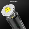 Keychain Flashlight Plastic 2 Lighting Mode Magnetic USB Rechargeable Portable