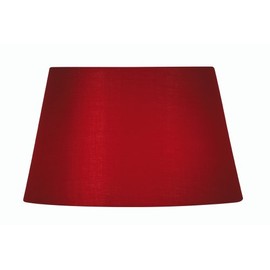 Oaks Lighting Cotton Drum Shade, 8-inch, Red