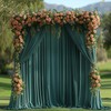 ESGOTBME 10x7ft Wrinkle Free Hunter Green Backdrop Curtain for Parties