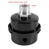 Haosie Air Compressor Silencer Filter, G1/2 20mm Thread Metal Intake