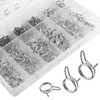 WMYCONGCONG 250 PCS Double Wire Fuel Line Hose Tube Spring