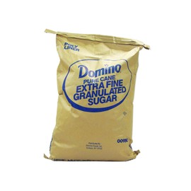 Domino Pure Cane Extra Fine Granulated Sugar- Bulk 50 lb. Bag