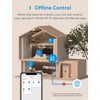 meross WLAN Steckdose, Smart Plug kompatibel mit Alexa, Apple HomeKit,
