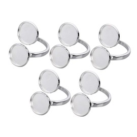 KONTONTY 10pcs Ring Sizer Adjuster Jewellery Tray Portable Ring Base Adjustable Holder DIY Jewelry Making Tool