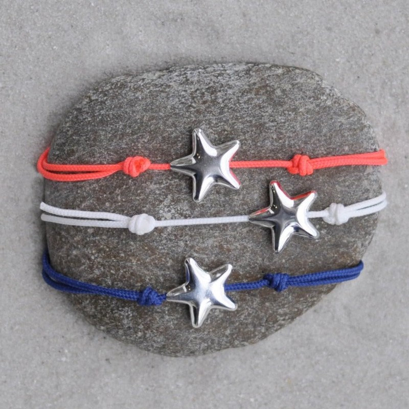 LES POULETTES BIJOUX - Sterling Silver 925 Bracelet Link Star