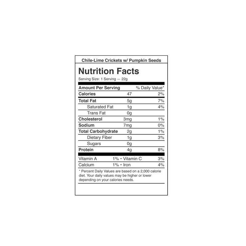 Don Bugito Planet-Friendly Edible Insect Protein Snacks (Chili-Lime Crickets)