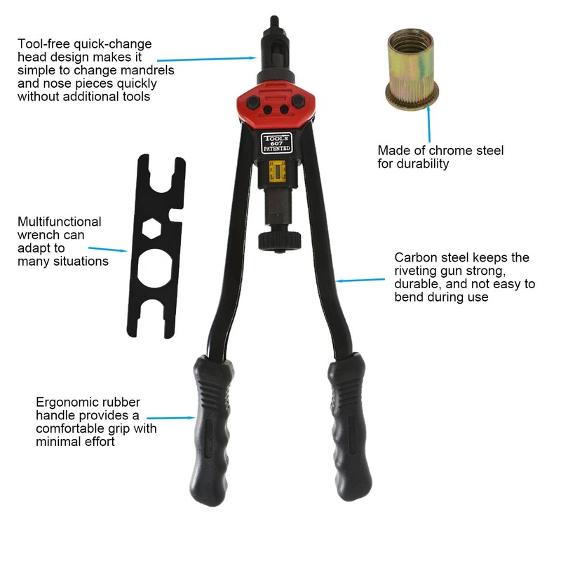 mitoharet 17 Inch Rivet Nut Tool, Rivet Nut Thread Setting