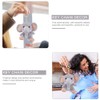 TOYANDONA Car Key Holder Plush Elephant Keychain Stuffed Animal: Small