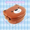 J.H. Company Topper Recipiente Hermetico Osito Kawaii Box Lunch 23-fh-49
