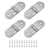 Pack of 4 180 Degree Hinges Folding Round Folding Hinge