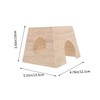 SUPVOX Chicken Wooden for Small Pets Cozy Hamster Hideout Design