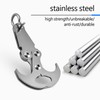 Outdoor Stainless Steel Multi Function Tool Folding Grappling Hook Climbing