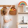 2 Pcs Hanging Wall Basket for Pantry Storage, Woven Wall