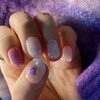 [Handmade Nail Tips] Winter on Janef's fingertips Sparkly Jamstone Nails