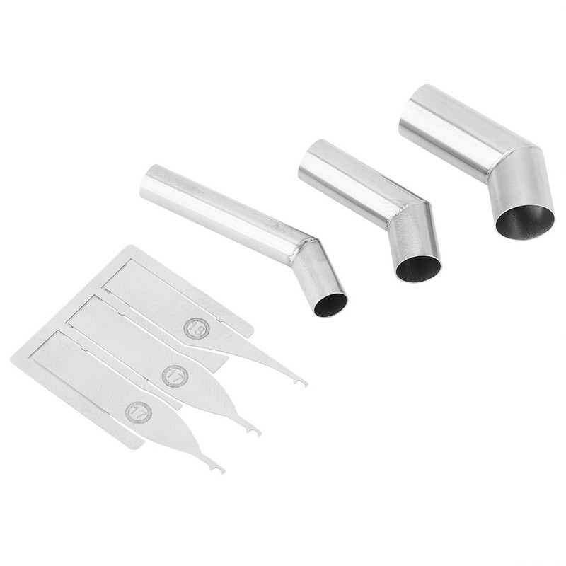 Microscope Welding Nozzle Electronic Repairing Bending Hot Air Gun Head