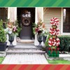 Christmas Candy Decorations Outdoor 50In Peppermint Xmas Yard Stakes Giant
