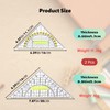 Set Square with Handle, Small and Large Drawing Triangle Made