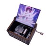Elfen Lied Music Box Engraved Wood Mini Hand Crank Printed