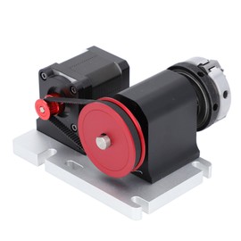 CNC Module Kit, 4:1 Belt Reduction Ratio Chuck Fourth Axes Kit TTC450 Milling Machine