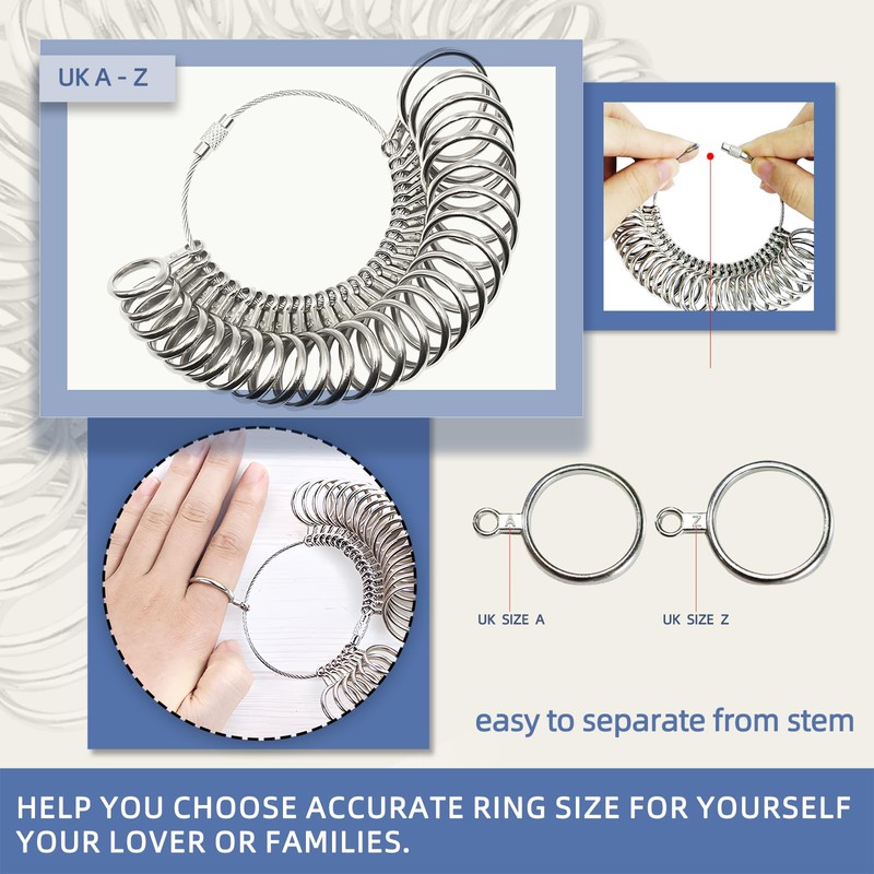 Ring Sizer Mandrel UK Ring Making Tool Kit Ring Shaper