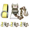 (Pack of 4) 2inch Ratchet G70 Chain Hook Tie Down