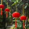 20 Pack Red Lanterns Mini Lucky Hanging Lanterns Chinese Lanterns