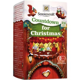 Sonnentor Tea Advent Calendar, 24 Infusion Bags, Mice, 38.9 g