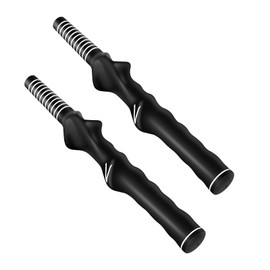 2 PCS Golf Grip Trainer, Molded Golf Grip Trainer, Anti-Slip Design, for Improved Hand Positioning, Suitable for Men and Women, Beginners, Amateurs and Professionals (Black)