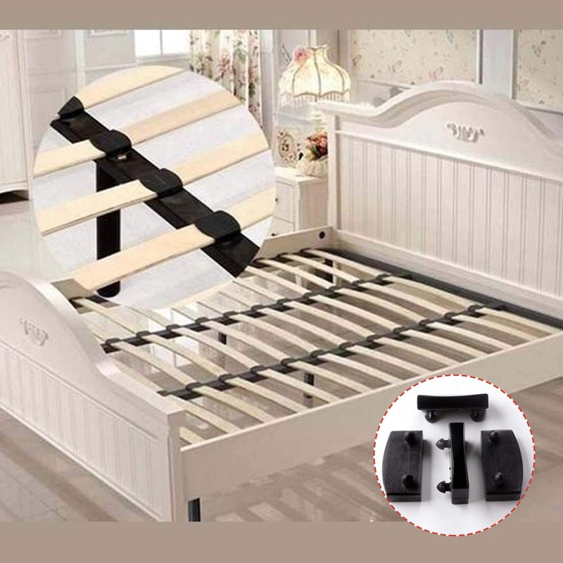 QingxuTuLi 55-56mm 20PCS Replacement Bed Slat Holders Kits Bundles Plastic