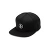 Volcom Men's Quarter Twill Hat Baseball Cap, black