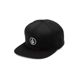 Volcom Men's Quarter Twill Hat Baseball Cap, black