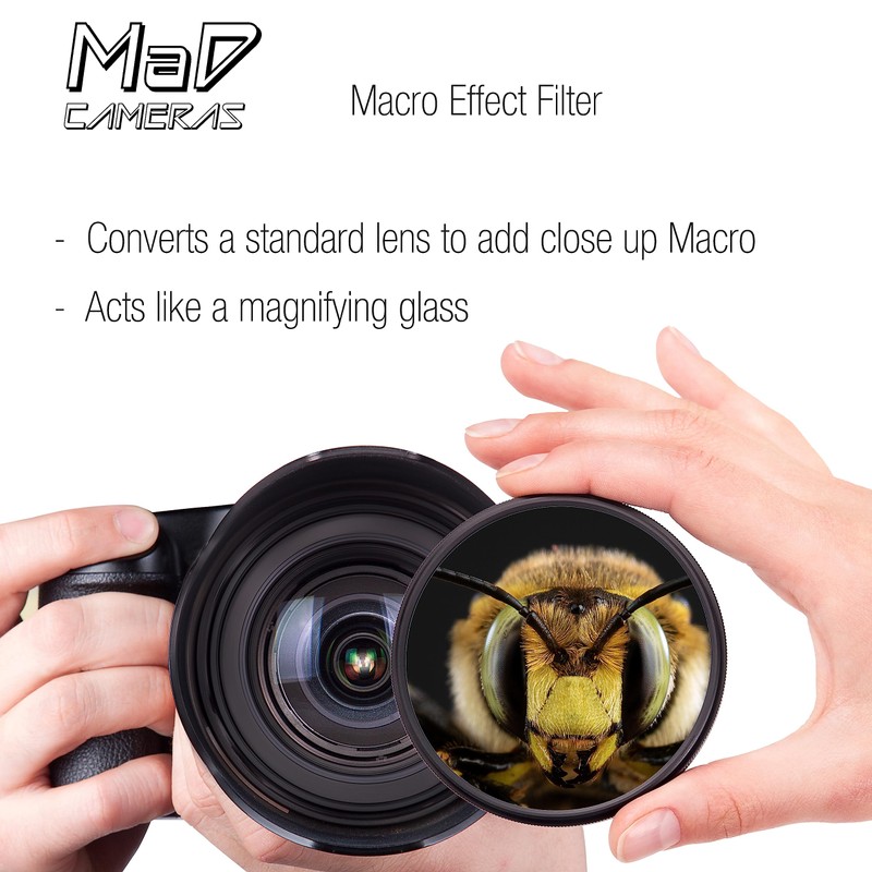 MaD Cameras Macro Effect Zoom Camera Lens Filter - Add's