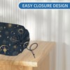 NICENEEDED Jumbo Carpet Storage Bag with Planet Print and Straps
