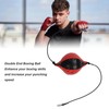 Double End Punching Ball with Adjustable Cord Inflator PU Leather