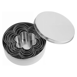 Metal Cookie Cutters Set, Flower Large Molds Daisy Cookie Cutter Stainless Steel Cookie Cutter, 5 Size Flower Molds Cutter for Baking, Biscuit Cutters Metal Shape Cookie Cutters for Baking(Flower)