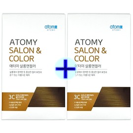 Atomy 1+1 Atomy Salon & Color Hair Dye Gold Brown / 1+1 애터미 살롱앤컬러 염색약 골드 브라운