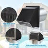 4 Inch Dryer Vent Cover Outside,4" Hooded Wall Vent with