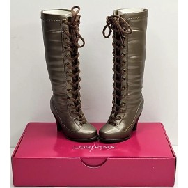 Hasbro 2008 Hasbro LORIFINA Lace Up High Boots Retired Shoes NIB 64695