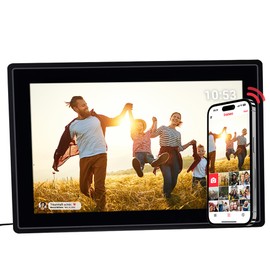 Rollei Smart Frame WiFi 100 in black. 10.1 inch digital picture frame with WiFi function for playback of your photos and videos with sound.