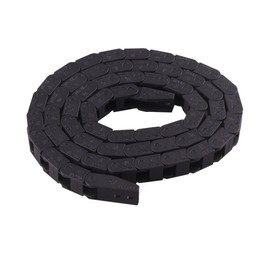 Machine Tool 7 x 7mm Semi Enclosed Type Plastic Towline Cable Carrier Drag Chain Nested for CNC Machine Tools, Machinery Black Ted Lele (7mm x 7mm)