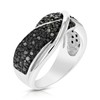 Vir Jewels 3/4 cttw Black Diamond Ring .925 Sterling Silver