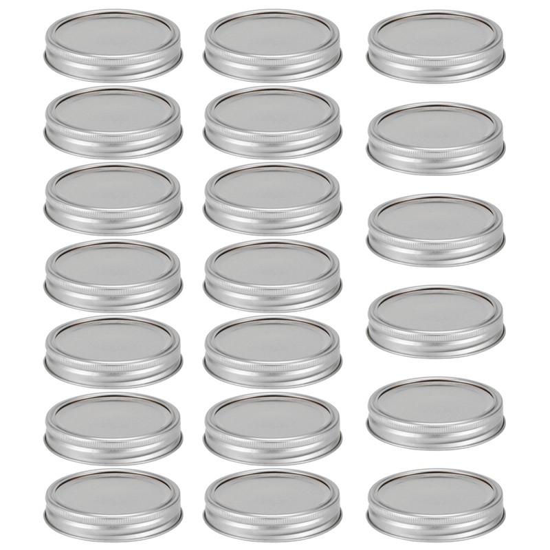 Stainless Steel SplitType Mini Glass Jar Lids Container Sealing Cover