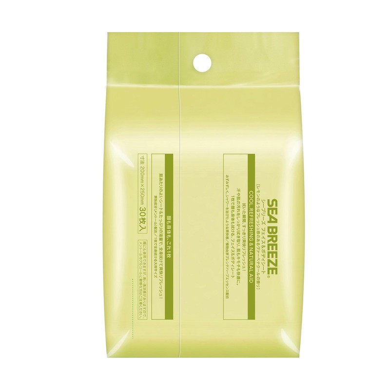 SEABREEZE Face & Body Sheet N Verbenacool 30 Sheets x