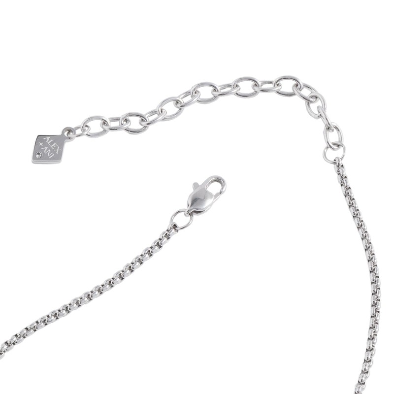 Alex and Ani Birthstone and Flower Flip Charm Adjustable Necklace,