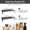 Sytopia 42'' Outdoor Elevated Dog Bed for Large Dogs, Chew-Proof