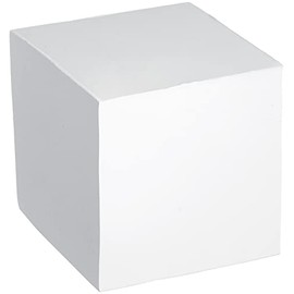 Herlitz Note Block, Unlined, with cover, 900 Sheets 9 x 9 cm Pack of 1, White 900 Blatt white