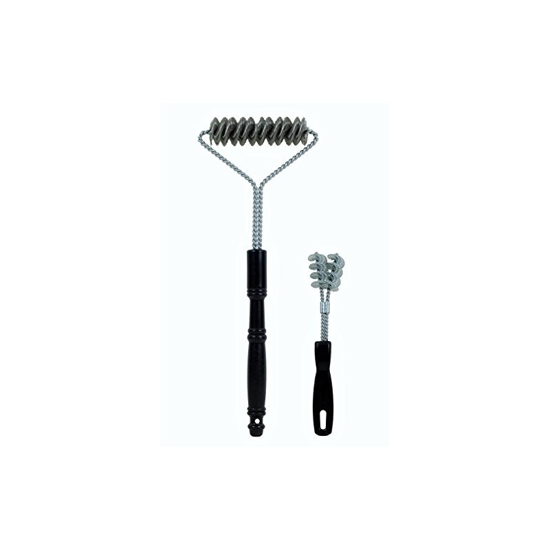 Brushtech BBQ Brush & Porcelain BBQ Rack Cleaner, 16-inch