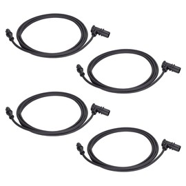 Mytee Products 4 Pk Heavy Duty ABS Wheel Speed Sensor Wiring Harness - ABS Sensor Extension Replaces S449-713-018-0, Wabco 4497130180, Automann 577.A7130180, Mack 8235-S4497130180, Meritor 8945900672